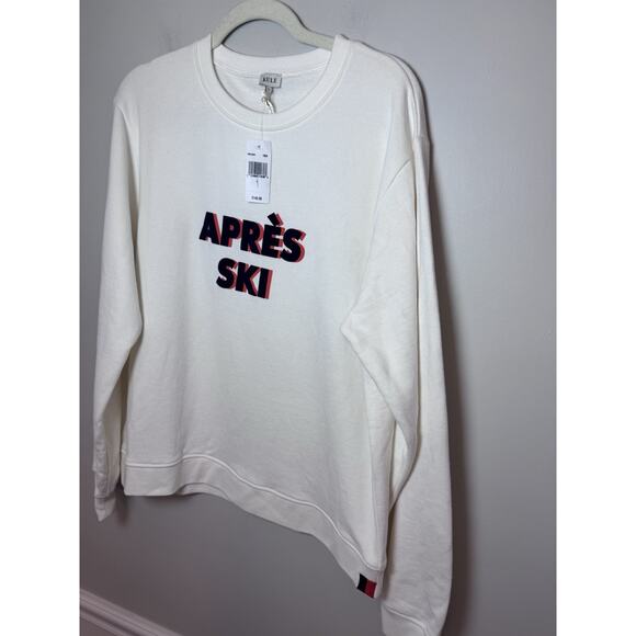 Kule The Raleigh Après Ski Graphic Sweatshirt Sz Large NWT $148 - Picture 8 of 13